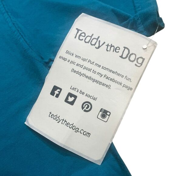 Teddy The Dog Star Of David Tee Shirt Size Small New With Tags - Picture 6 of 8